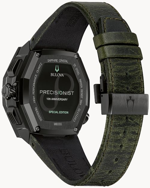 Black Dial Leather Strap Series X SE 98B355 Bulova